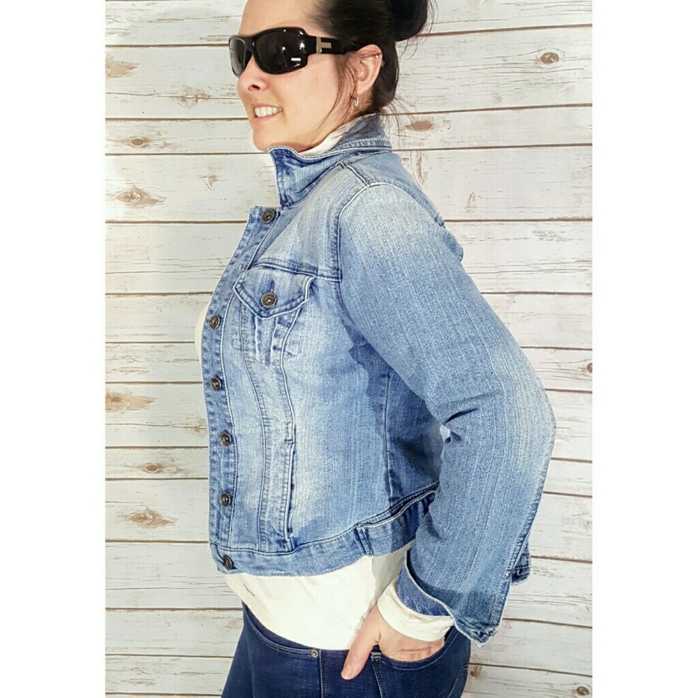Paris Blues Light Blue Washed Denim Jacket